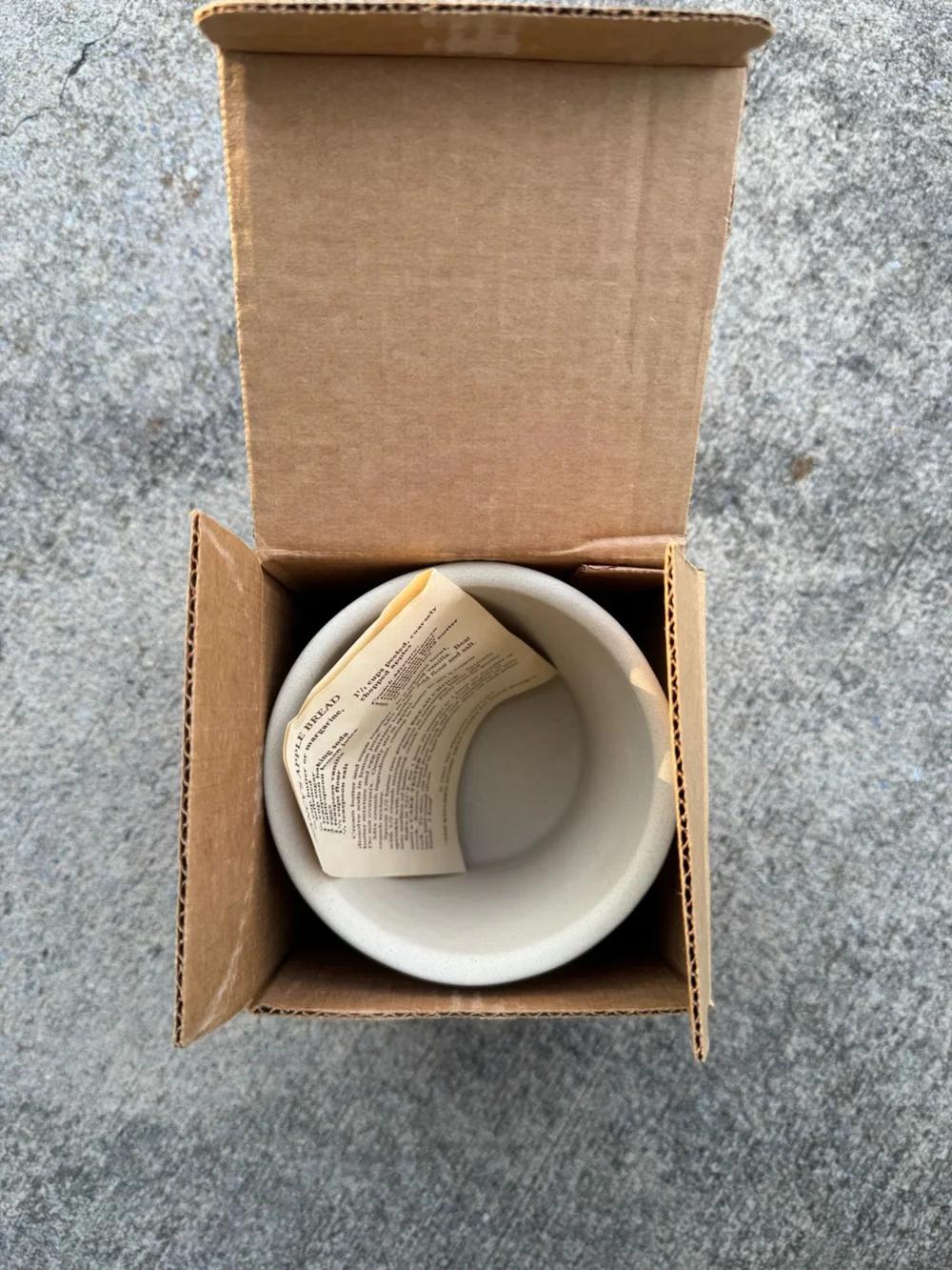 Vintage 1992 Pampered Chef Stoneware Bread Baking Crock USA Box Recipe